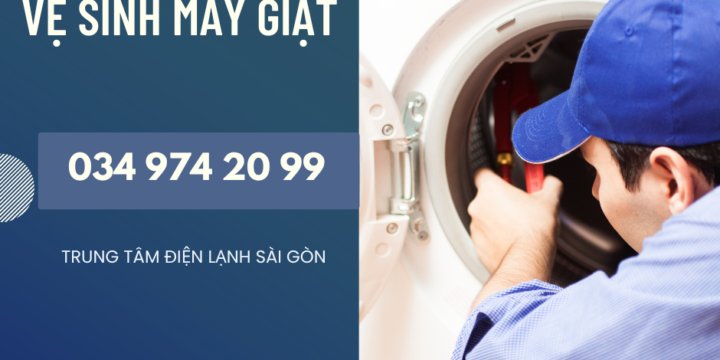 Vệ sinh máy giặt tại Sài Gòn