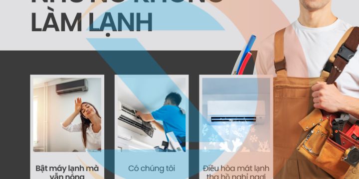 Máy lạnh bật nhưng không làm lạnh
